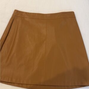 BB Dakota Brown A-line Mini Skirt Casual